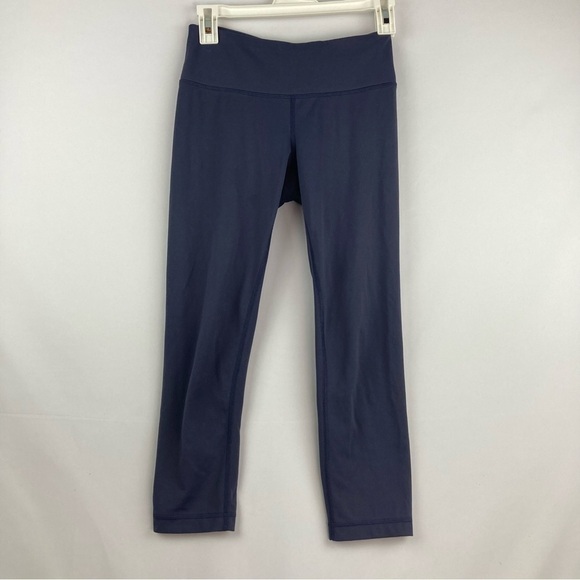 Yogalicious cropped ankle leggings purple gray color - Picture 1 of 4